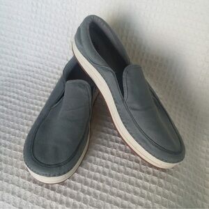 Gray Slip-On Women's Sneakers